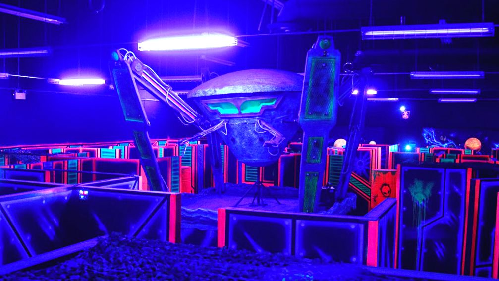 You And Your Friends Can Have This Entire Laser Tag Arena In Ontario To