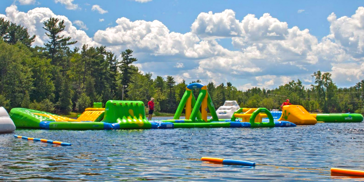You Must Visit This Epic Floating Waterpark Just 20 Minutes Outside Of