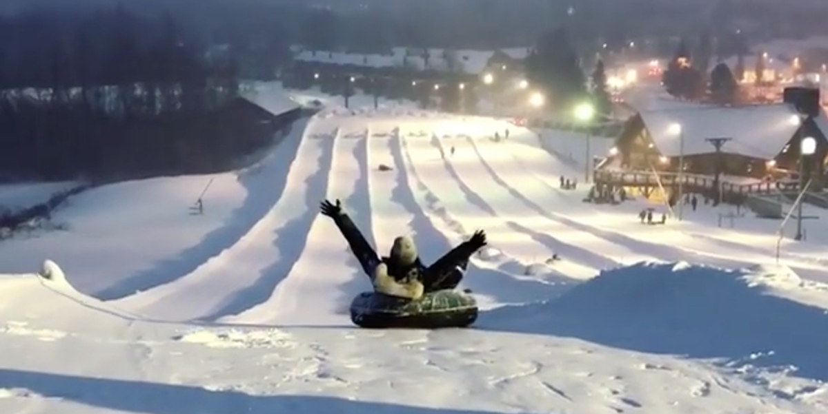 You Can Go Late Night Tubing At Canada's Largest Snow Park This Winter