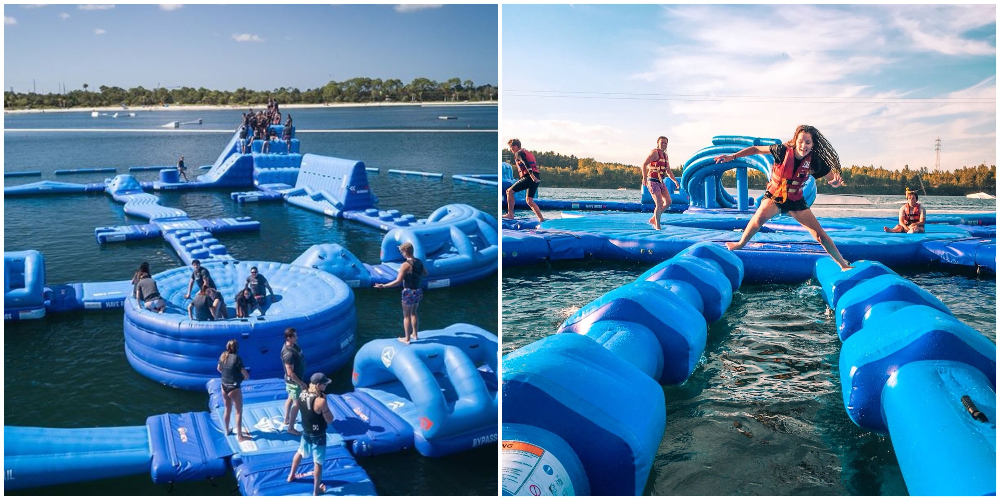 Orlando's Latest Inflatable Water Park Just Opened And You Don't Want