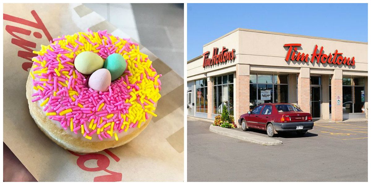 Tim Hortons Now Has Mini Egg Donuts At Locations Across Canada Narcity