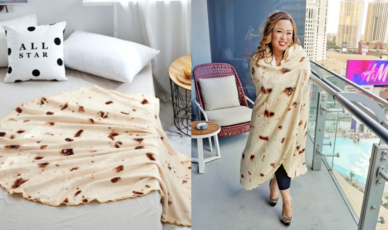 Cute and Cozy Burrito Blanket For Under 30 Dollars On Amazon Narcity