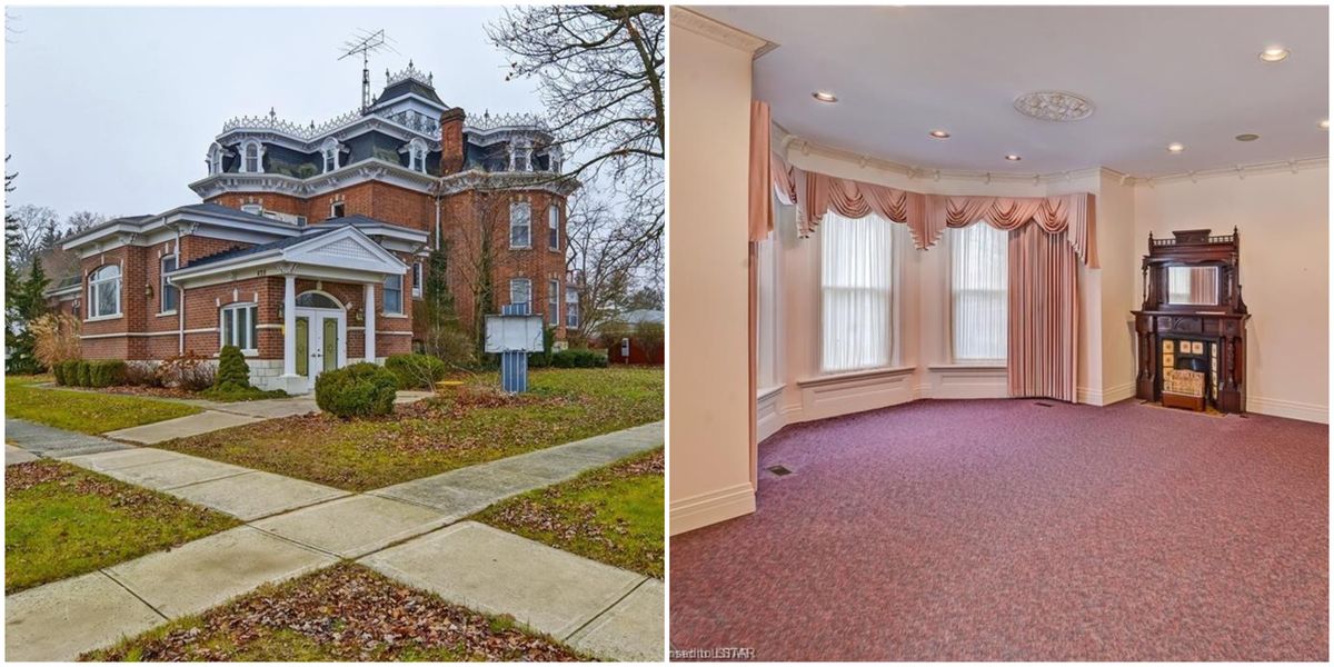Ontario Mansion For Sale Is Amazingly Under 600K & Has Over 20 Rooms
