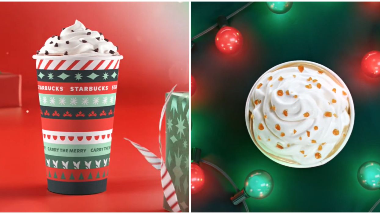 Starbucks Canada Holiday Drinks Cups Are Available This Week Narcity Holiday Drinks Starbucks 2022