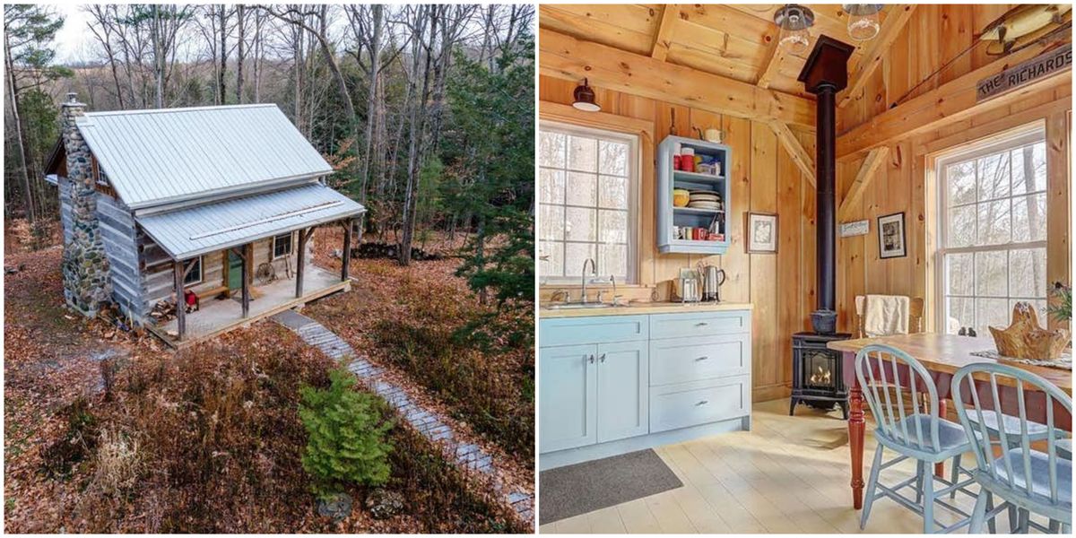 Ontario Log Home For Sale Is Hidden In A Peaceful Forest Narcity