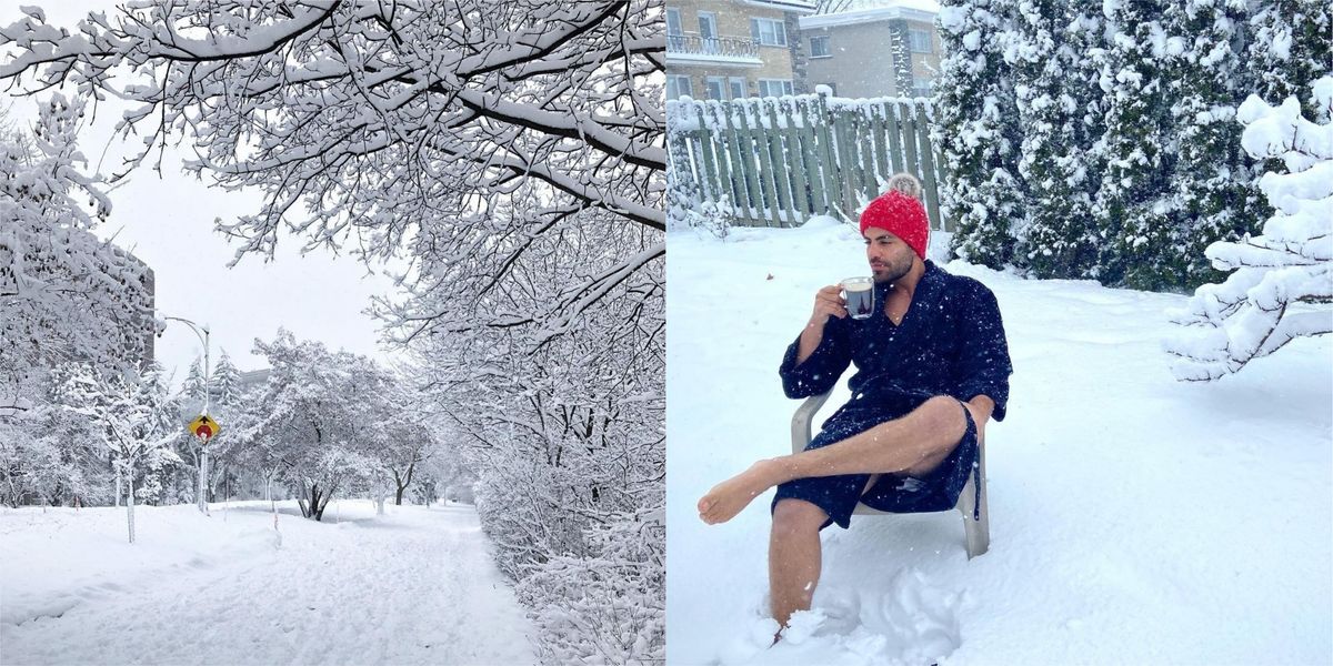 Ontario &amp; Quebec Snowstorm Has So Much Falling But At Least It�s