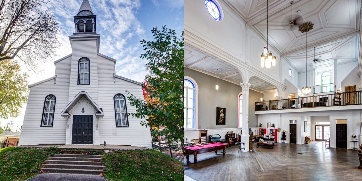 Cette église transformée en résidence unique est à vendre en Montérégie Narcity