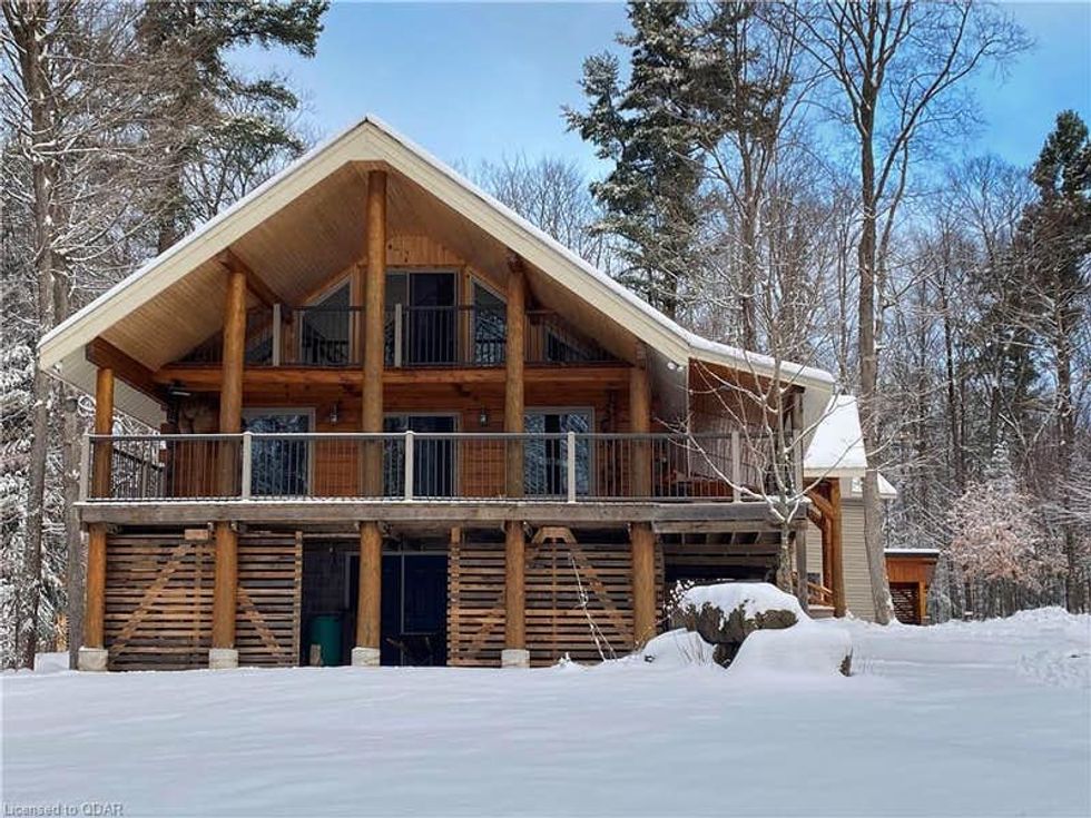 Ontario Cottage For Sale Is Basically A Mini Canadian Mansion & Is
