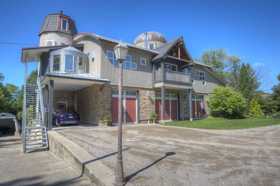 Ontario Silo House For Sale Sits On A Hill Overlooking Canada's