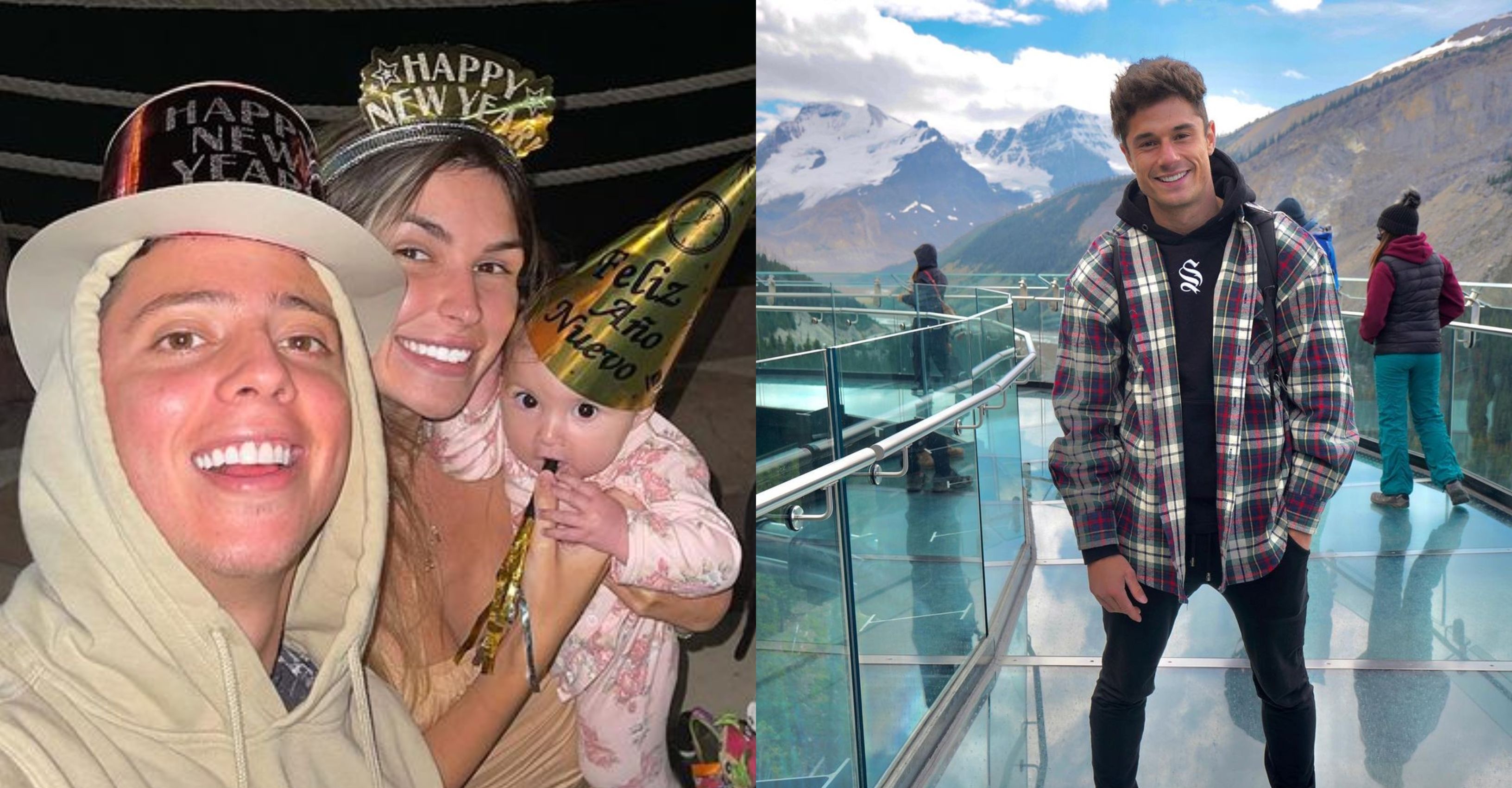 Élisabeth Rioux, son ami Christo et son ex Bryan McCormick