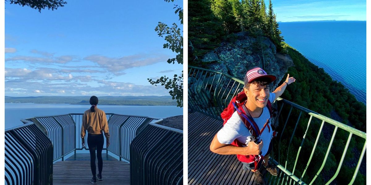 Thunder Bay's Secret Lookout Is Perched On The Edge Of A Cliff Narcity