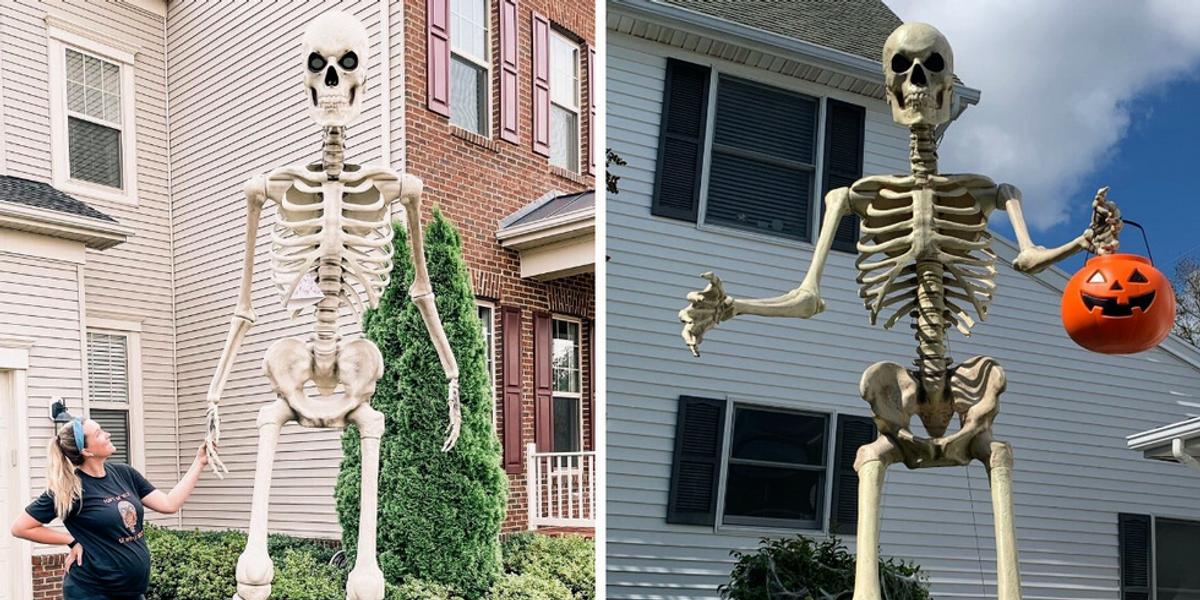 The Giant Skeleton Is Back In Stock At Home Depot Canada For Halloween