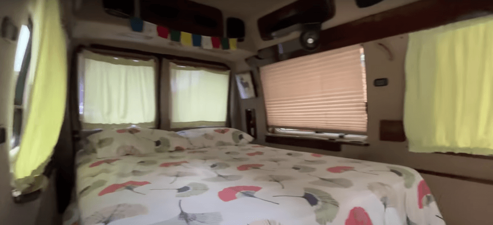 van camper interior new york airbnb