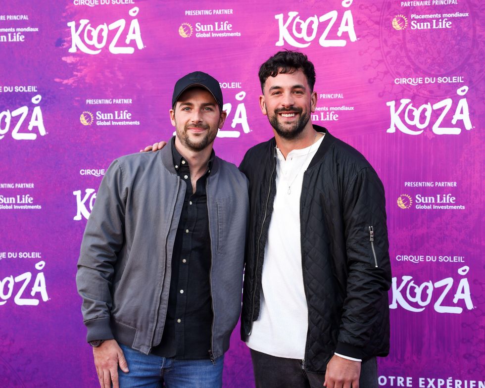 F\u00e9lix-Antoine Tremblay et son conjoint.