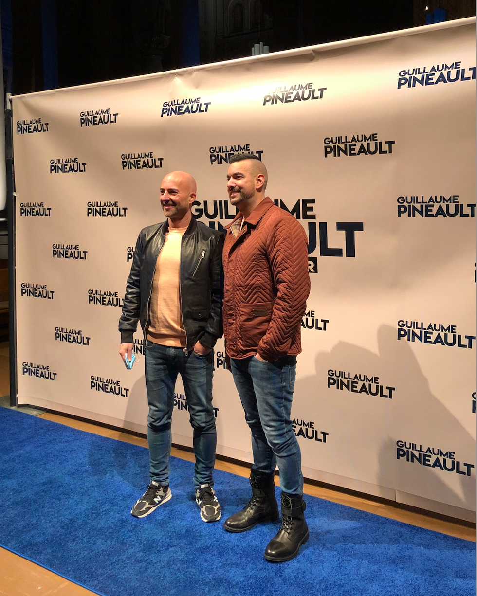 F\u00e9lix Turcotte et son conjoint.