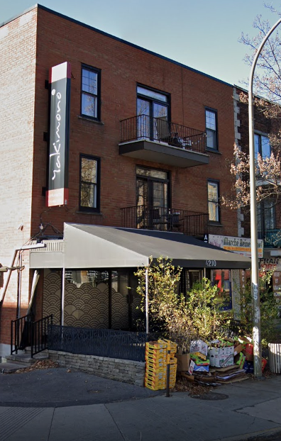 Fa\u00e7ade du restaurant Kosher Sushi Yakimono \u00e0 Montr\u00e9al.