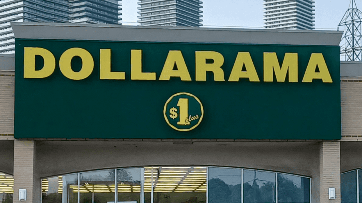 Façade d'un Dollarama.