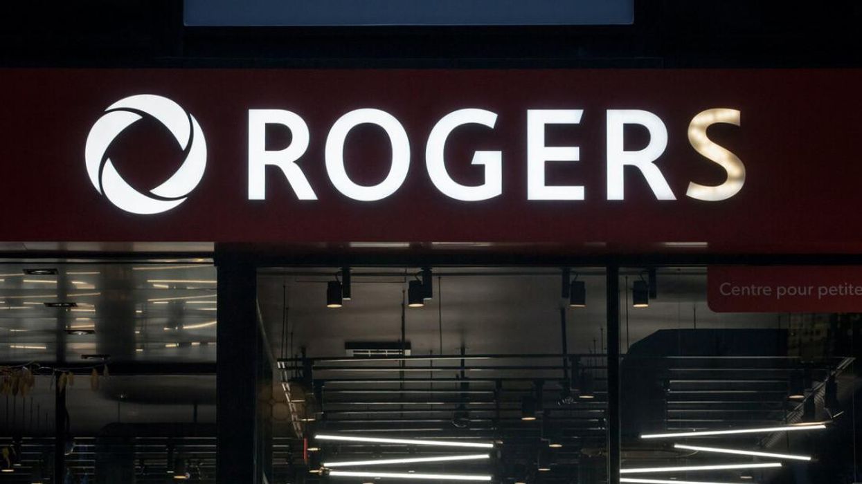 Façade d'un magasin Rogers à Montréal.