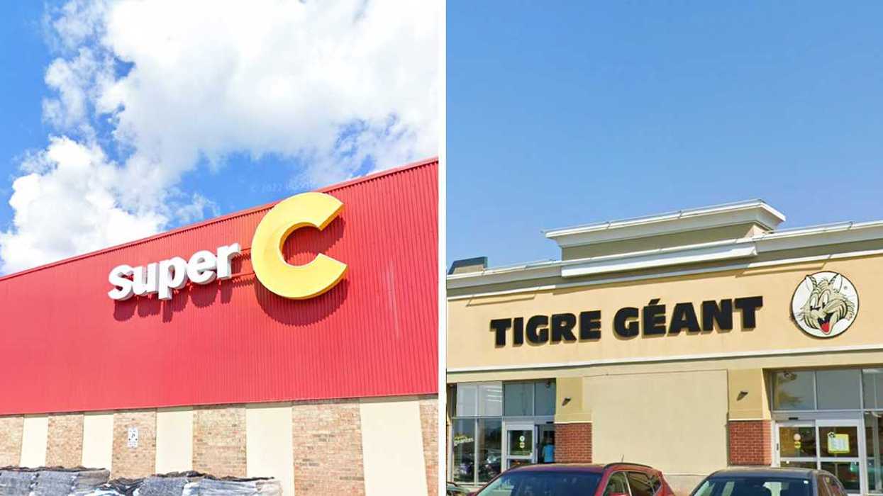 Façade d'un Super C. Droite : Façade d'un Tigre Géant.