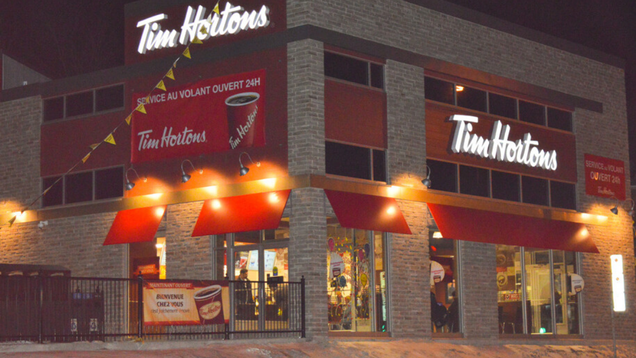Façade du Tim Hortons.