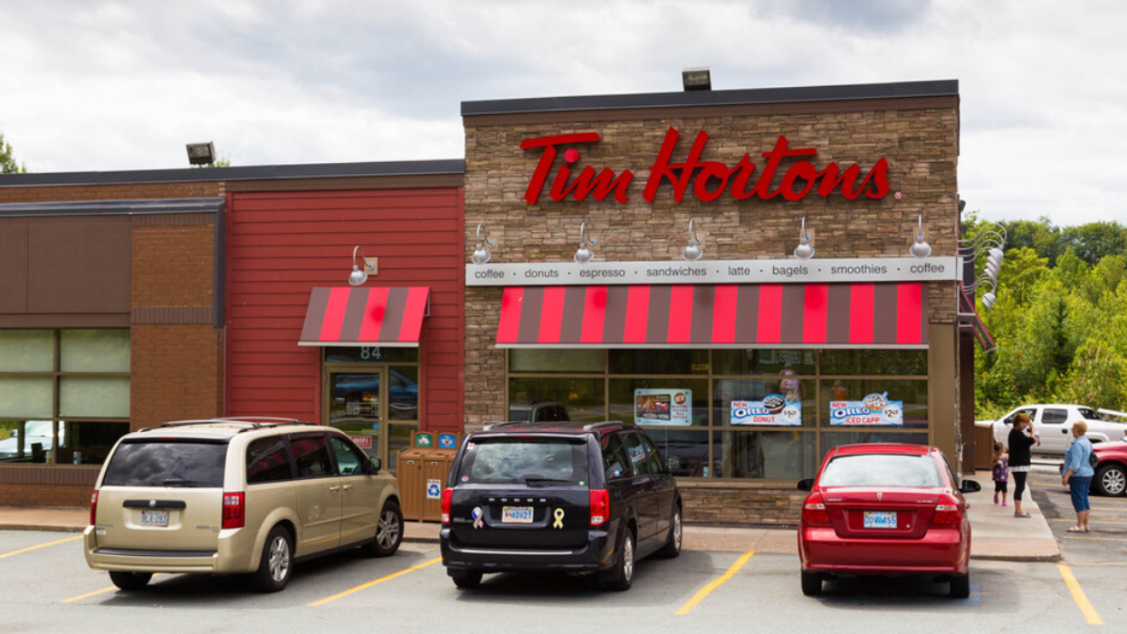 Façade Tim Hortons.