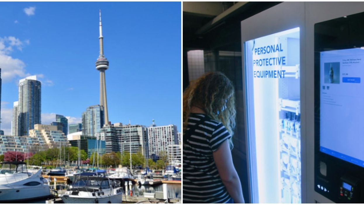 Face Mask Vending Machines Are Popping Up All Over Toronto
