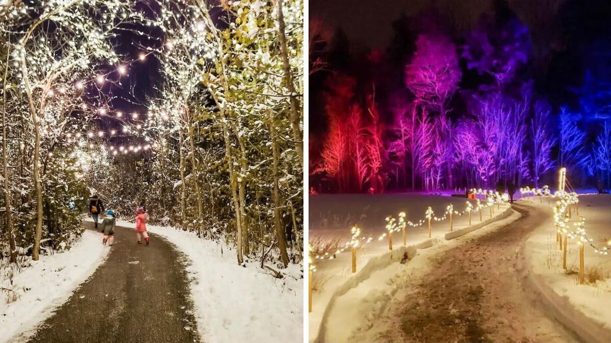 Fairway of Lights in Markham, Ontario.