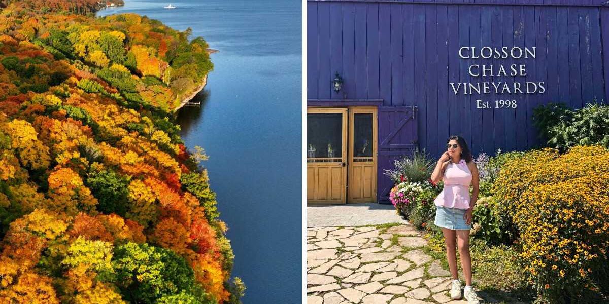 Canadians say this fall getaway near Ottawa with cozy villages is better than a trip to the US