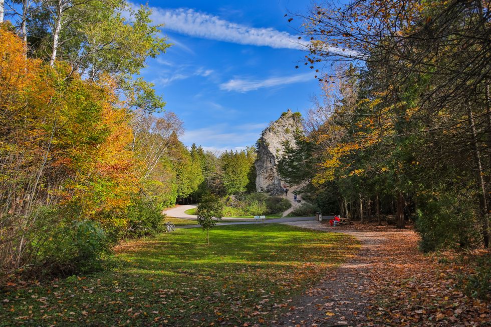 Fall on Mackinac Island.