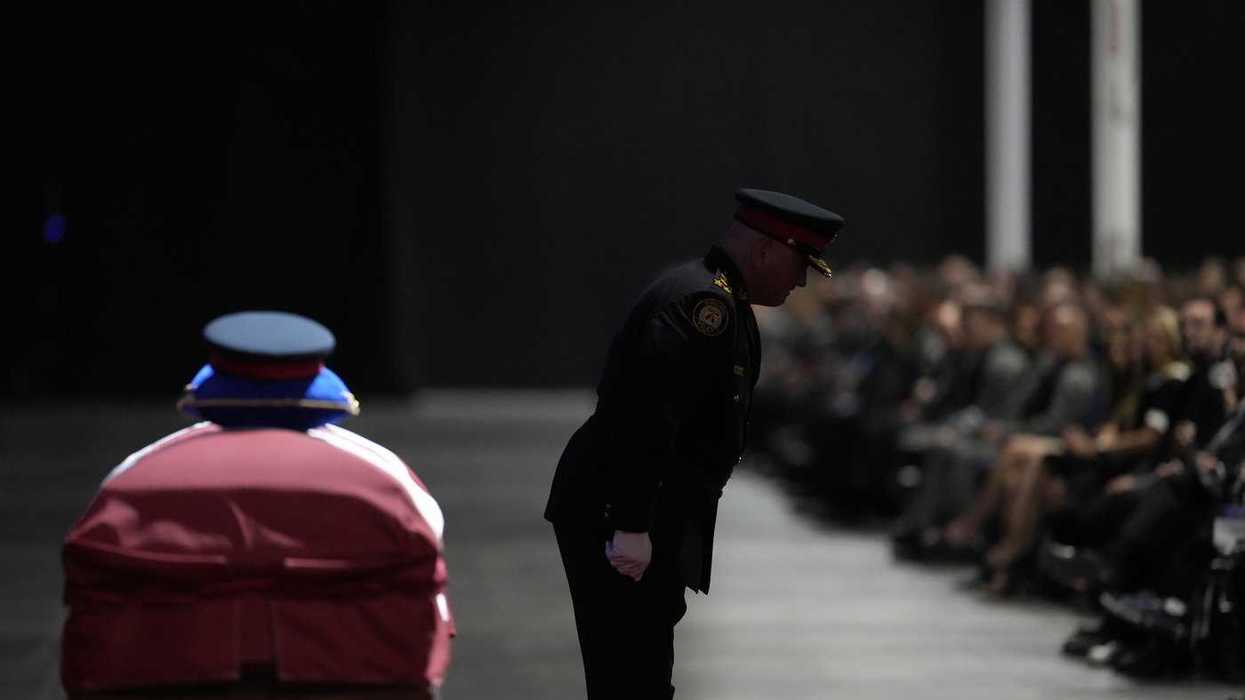 Family, officials mourn Toronto officer at funeral