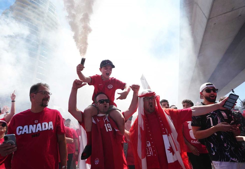 Fans paint Vancouver red as Canada gorges on goals