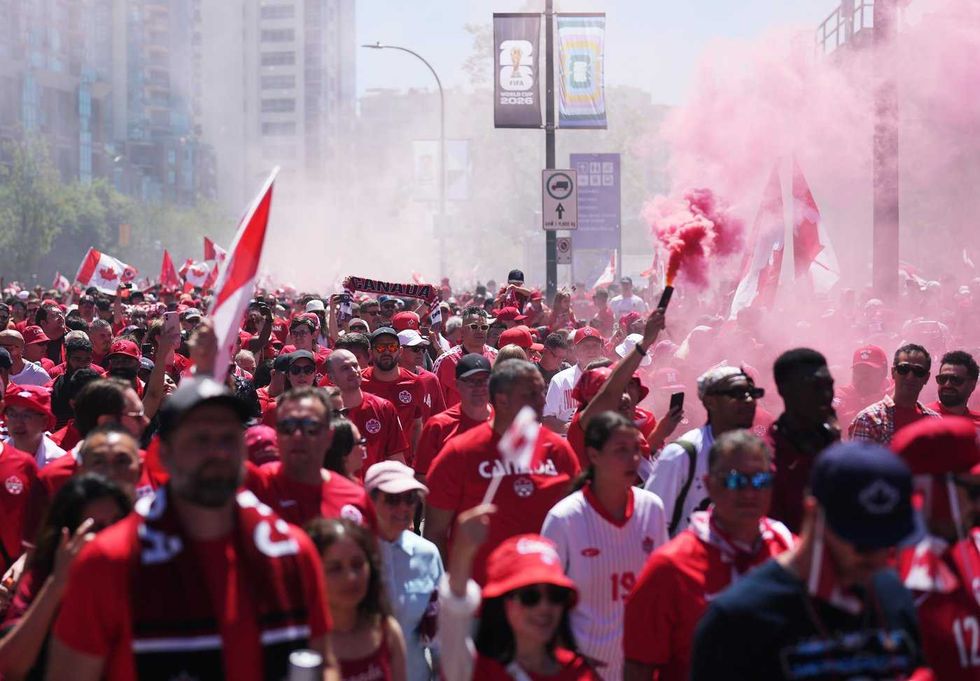 Fans paint Vancouver red as Canada gorges on goals