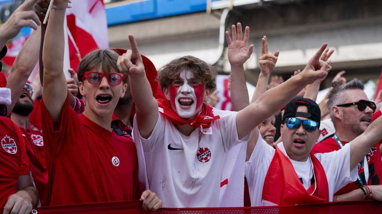 Fans rally as Canada plays FIFA knockout game
