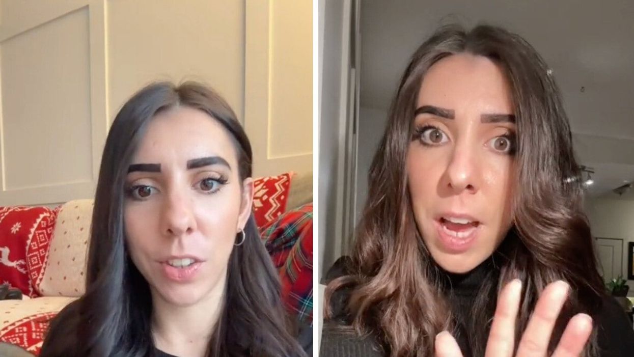 Federica discussing differences between Canada and Italy on TikTok.