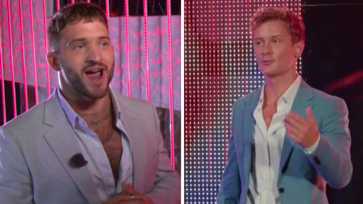 Félix d'OD Martinique. Droite : Marc-Olivier sur le tapis rouge.