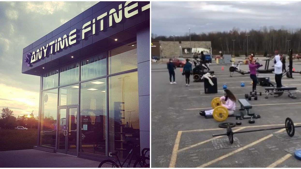 Fermeture des gyms : ce gym du Québec a offert un entrainement dehors