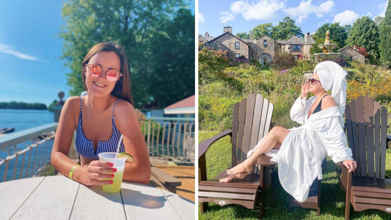 Fern Resort in Ontario. Right: Ste. Anne's Spa in Ontario.