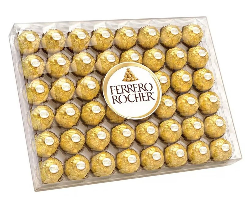 Ferrero Rocher chocolates.