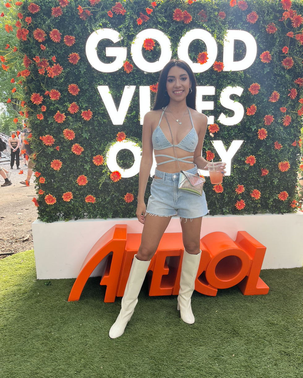 Festivali\u00e8re \u00e0 Osheaga 2022.