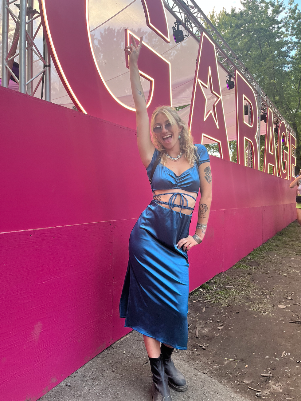 Festivali\u00e8re \u00e0 Osheaga 2022.