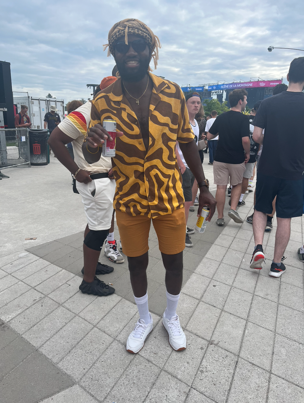 Festivalier \u00e0 Osheaga 2022.