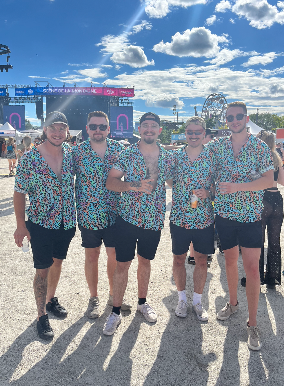 Festivaliers \u00e0 Osheaga 2022.