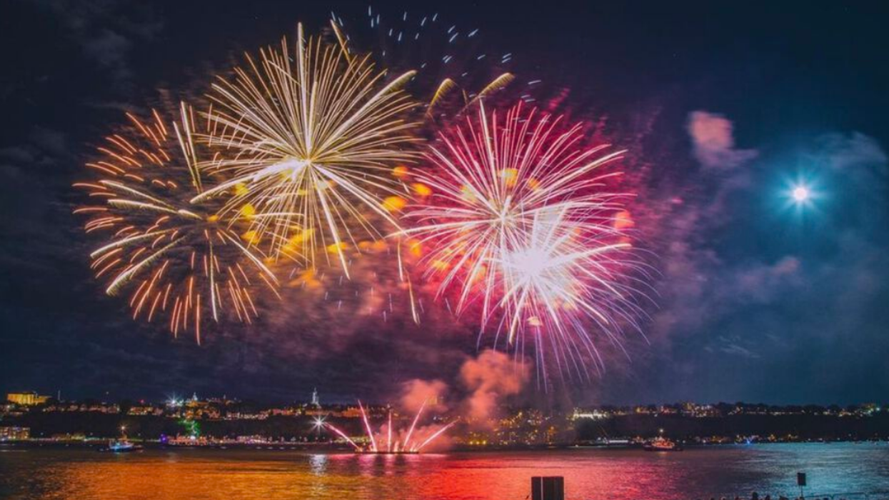 Feux d'artifice.