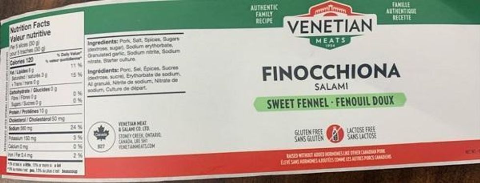 Finocchiona Salami Sweet Fennel.