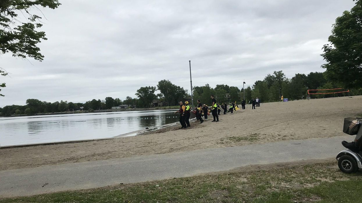 Firefighters respond at Britannia Beach.