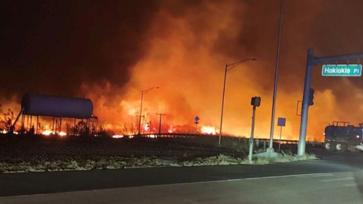 Fires near Lahaina and Upcountry in Maui