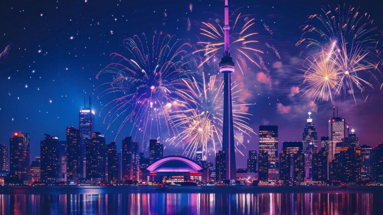 Fireworks in Toronto.