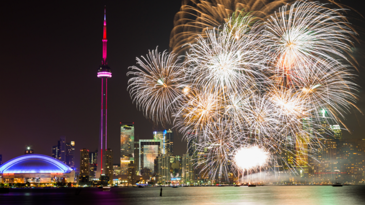 Fireworks in Toronto.