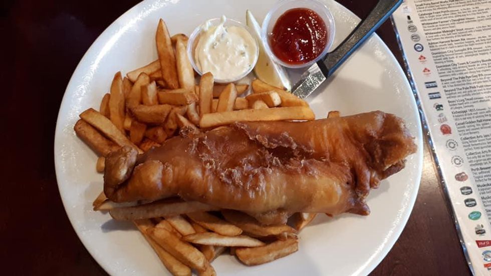 Fish n' Chips from Sir John A pub in Ottawa.