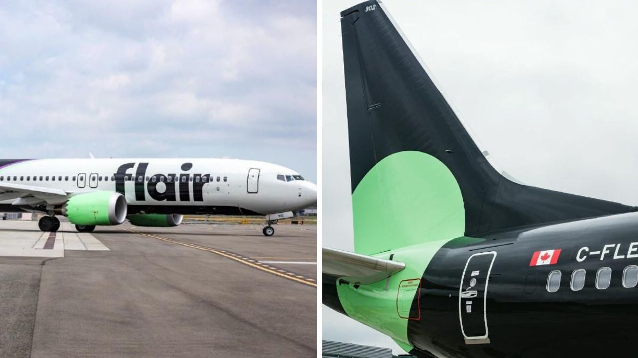 Flair Airlines airplanes.